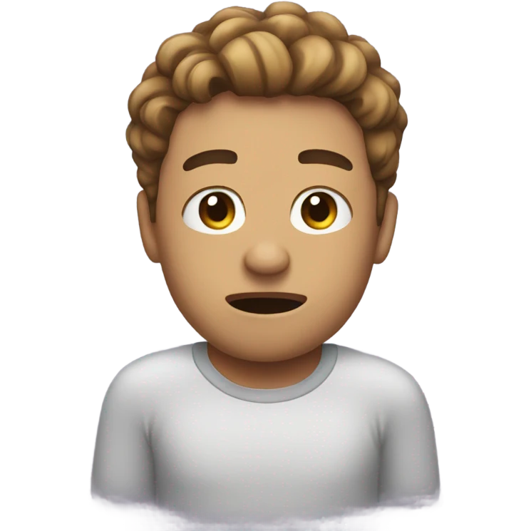 Make anxiety calm down emoji