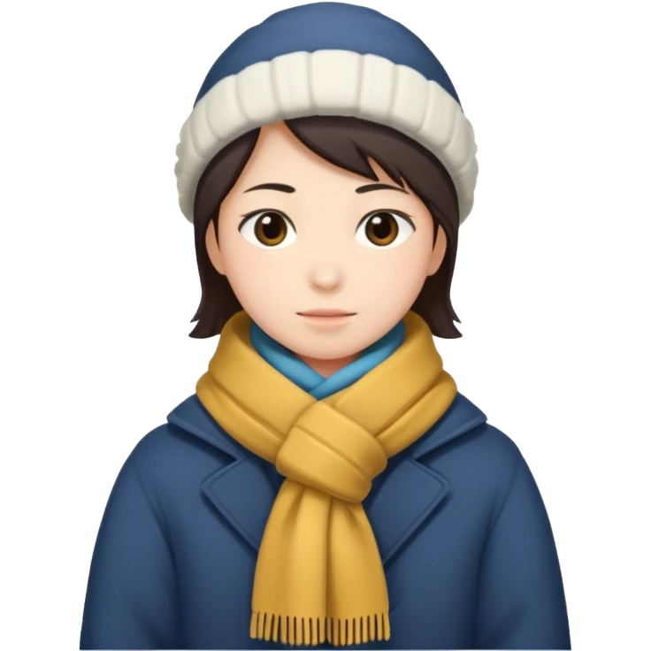 japanese person winter emoji