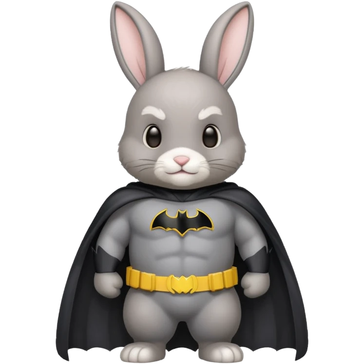 bunny as batman emoji