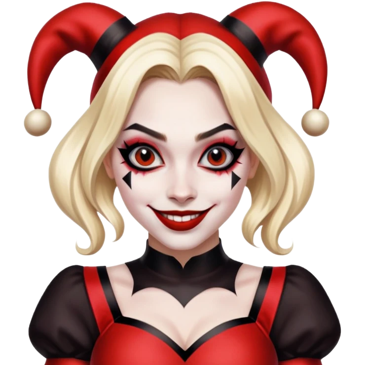 Harley Quinn from DC Comics emoji