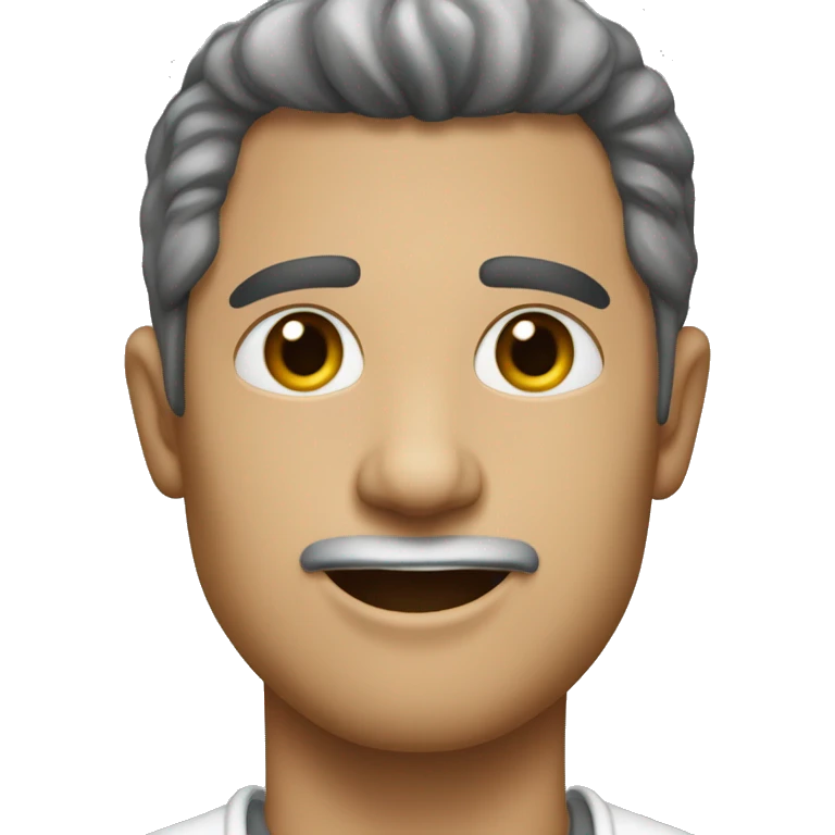 афро в костюме emoji