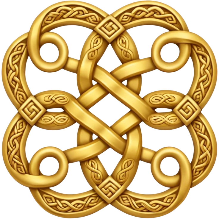 karma symbol of endless knots emoji