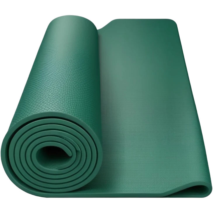 dark green yoga mat emoji