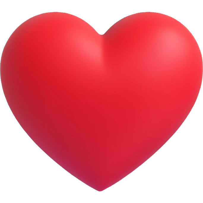 a red heart emoji