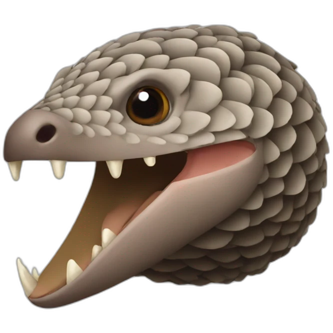 pangolin head emoji