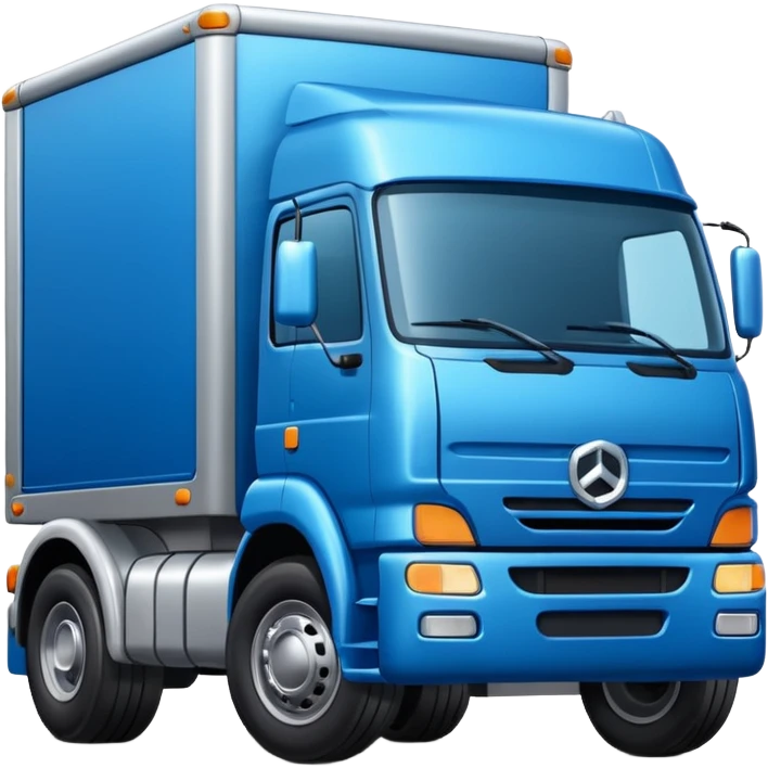 camion bleu emoji