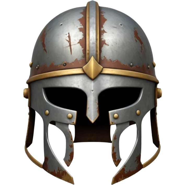 gladiator helm, front view emoji