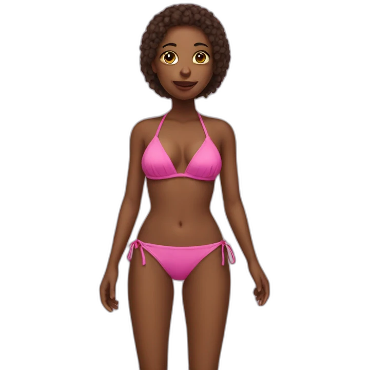 Girl in bikini emoji