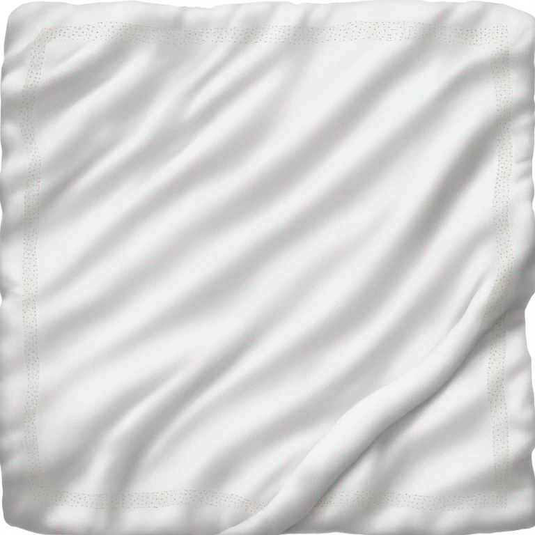 Cute white blanket emoji