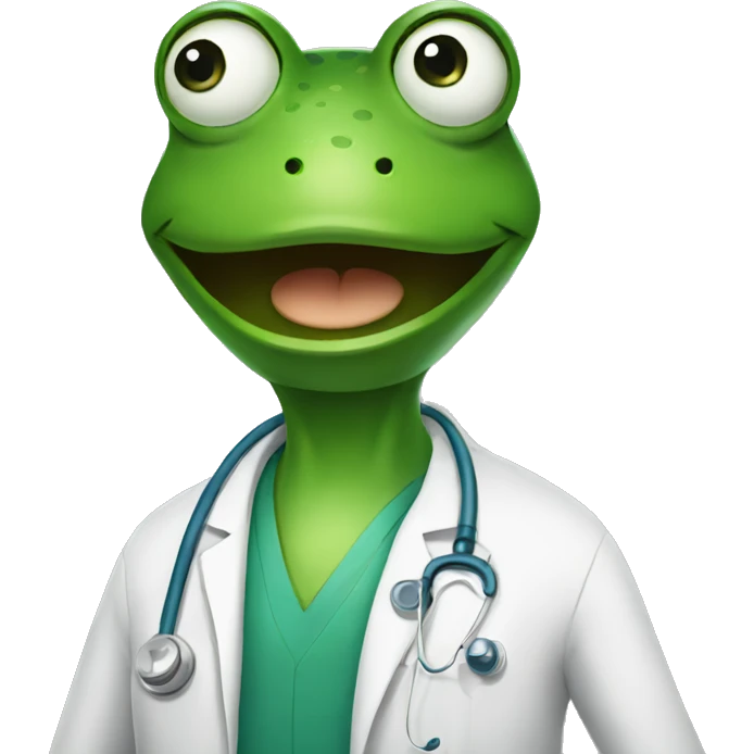 frog doctor emoji