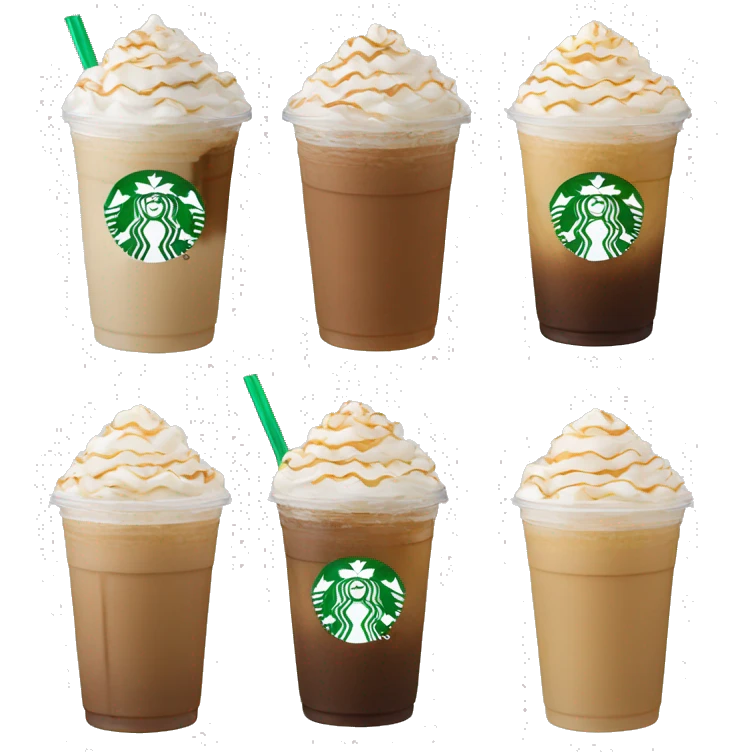 A Starbucks frappe  emoji
