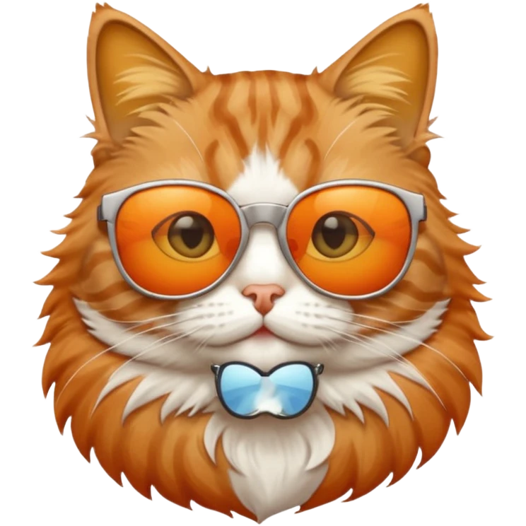 Cat wearing sunglasses emoji