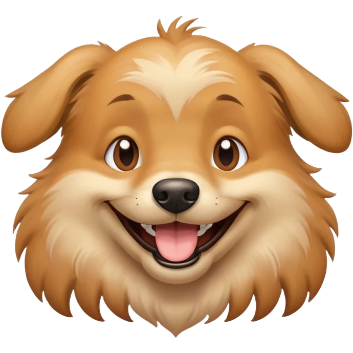 Dog happy emoji