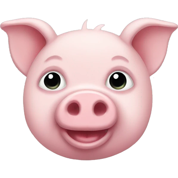 Piggy teddy bear emoji