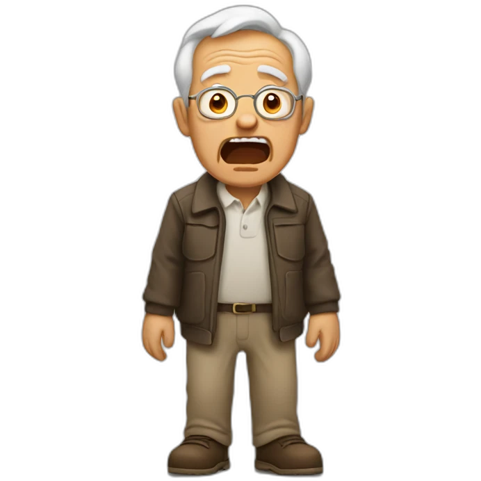 old man yells at google emoji