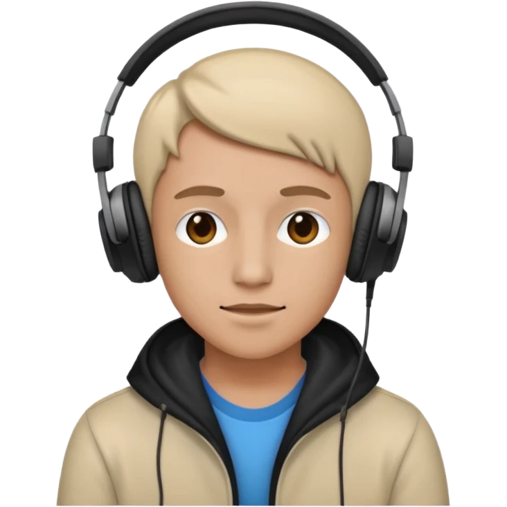 listen to music emoji