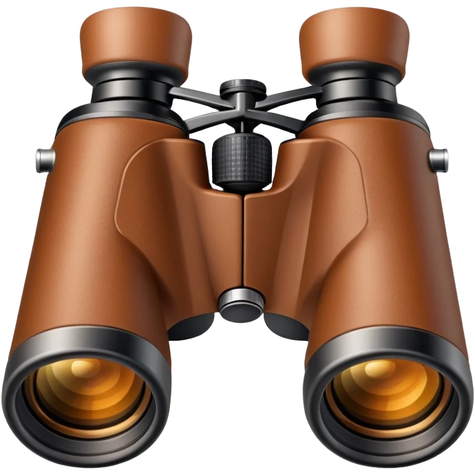 binoculars brown emoji