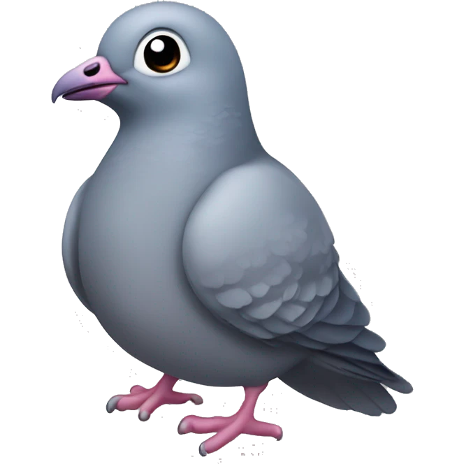 starstruck pigeon emoji
