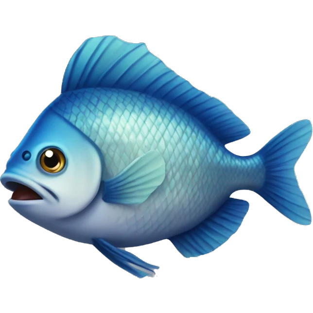 Poisson qui rigole  emoji