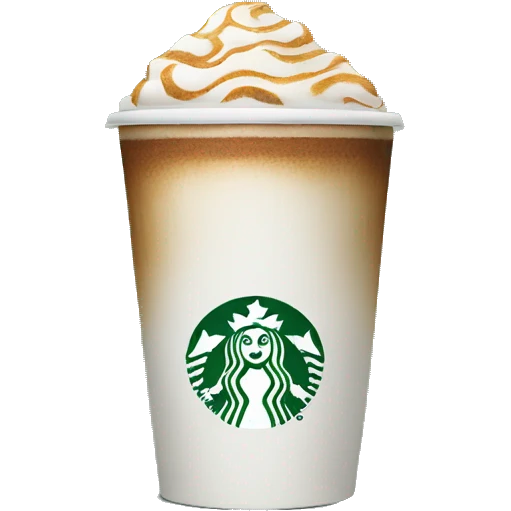 An starbucks hot coffee emoji
