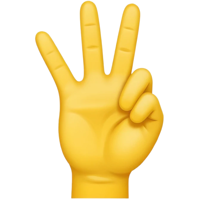 Make a YVL hand emoji doing the YVL hand signal emoji