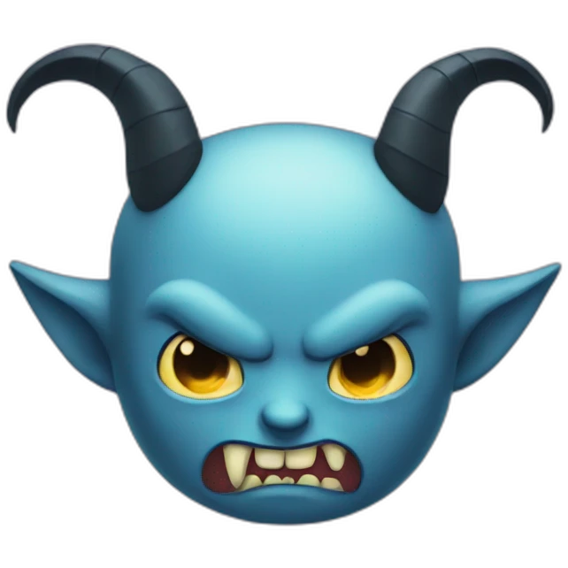 Cute demon emoji