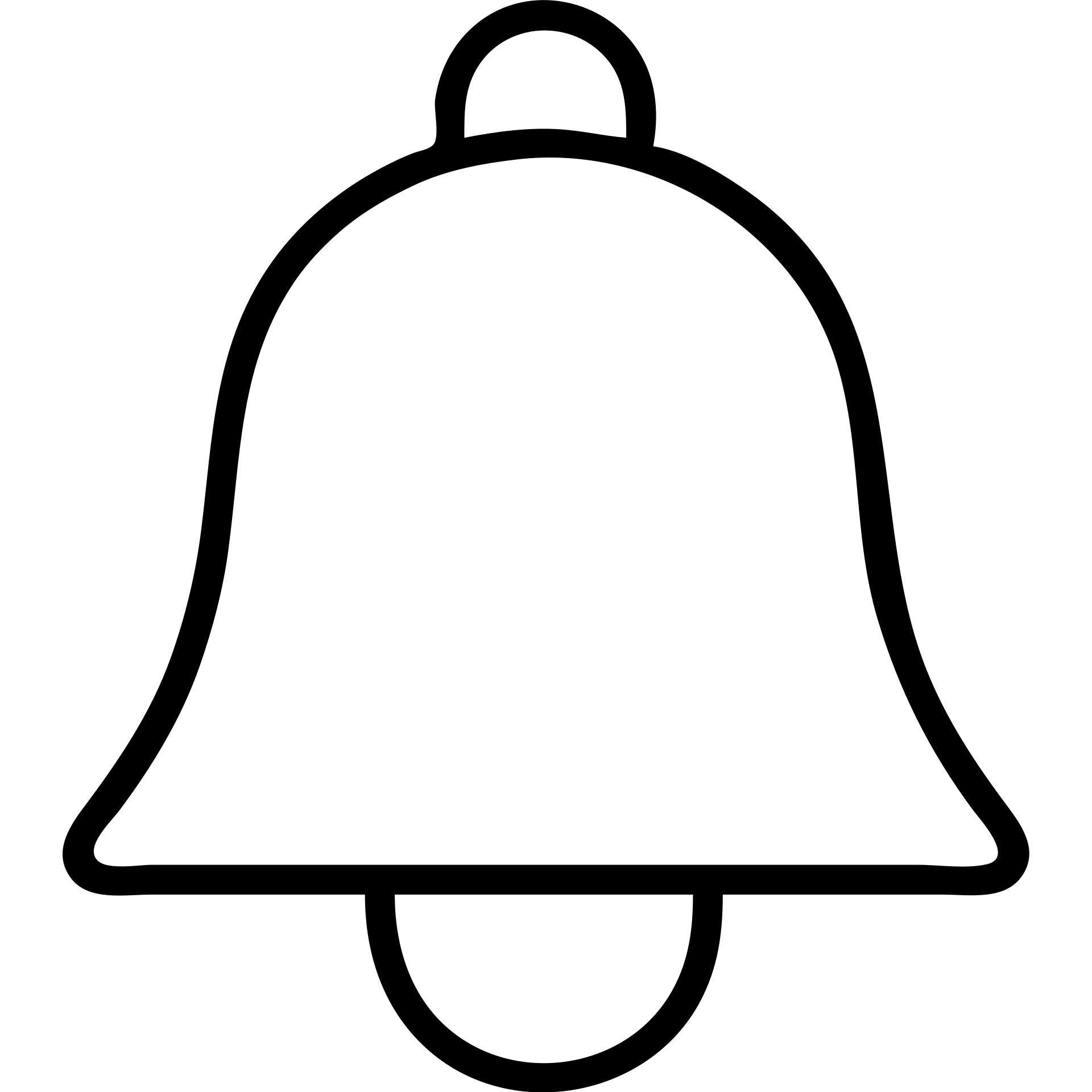 a bell icon with black outline and no fill emoji