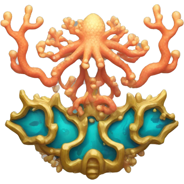 emblem of  Coral Sea kingdom emoji