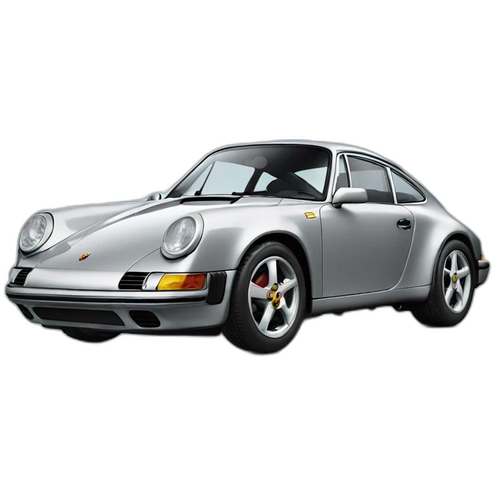 Porsche made of glass emoji
