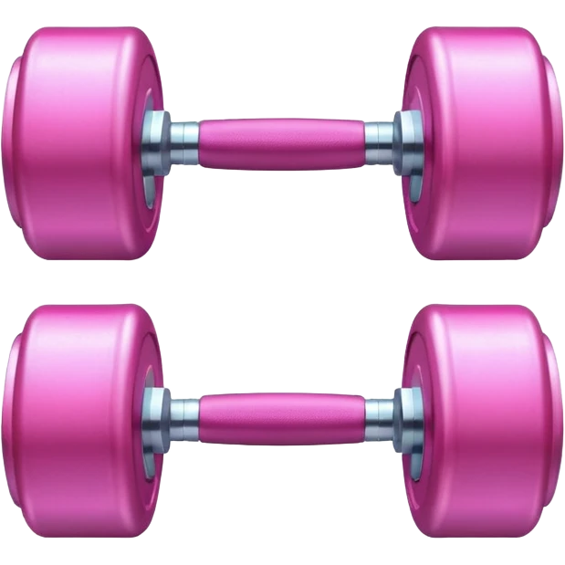 mancuernas rosas emoji