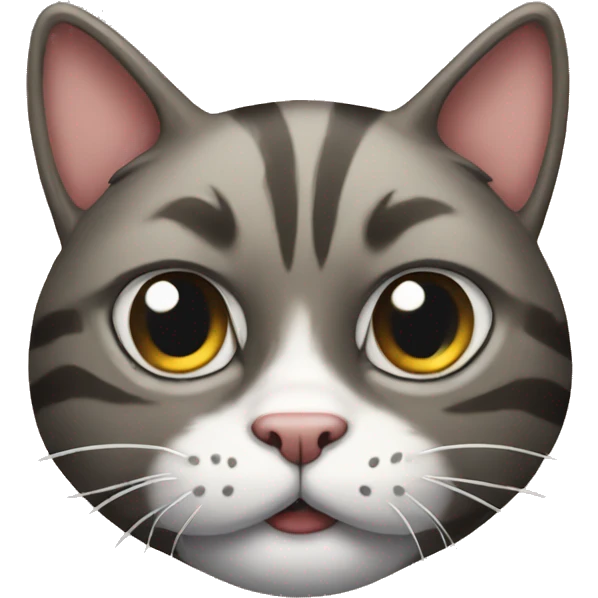 Ugly cat emoji