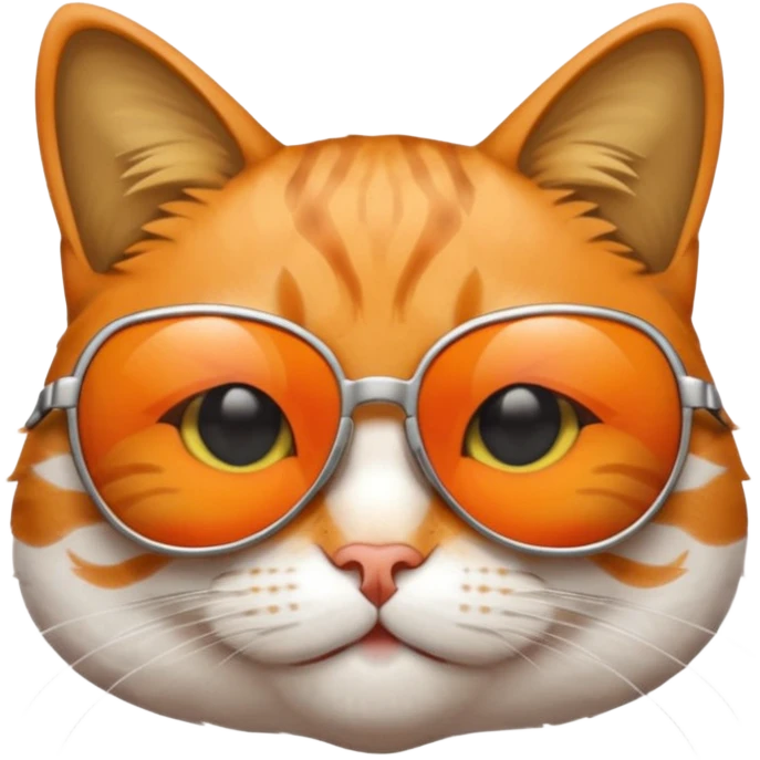 Cat wearing sunglasses emoji