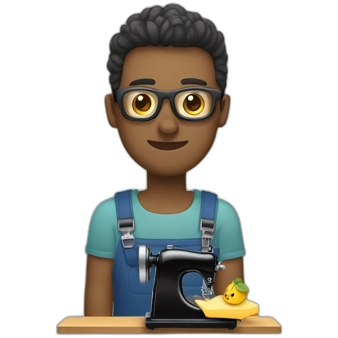 smyley avec une tondeuse emoji