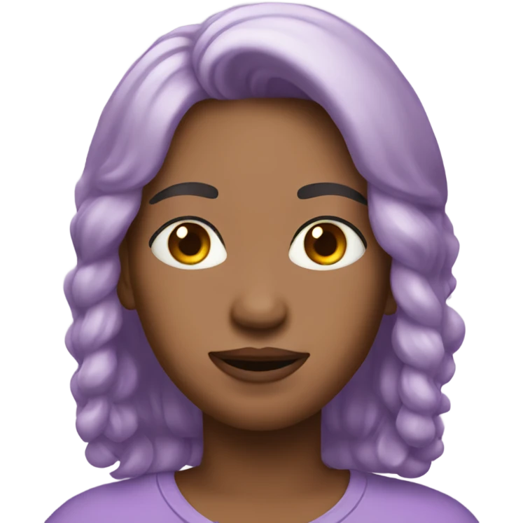 Lilac emoji emoji