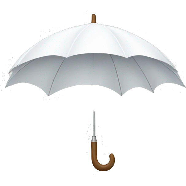 white umbrella emoji