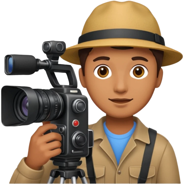 filming camera man  emoji