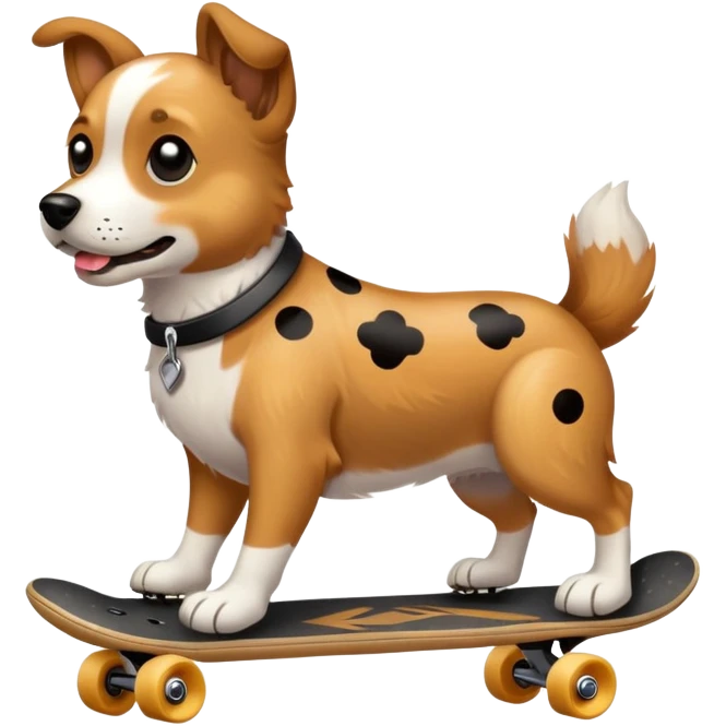 Chien 🐕🐶🛹 emoji