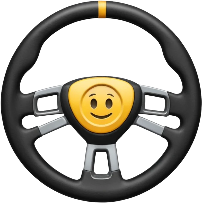 steering wheel emoji