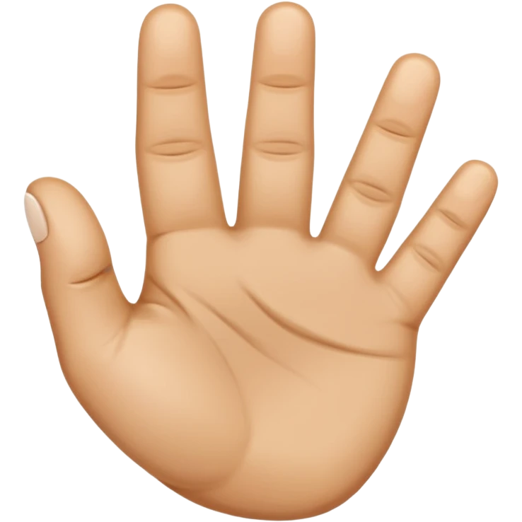light skin fingers cross with thumb out emoji