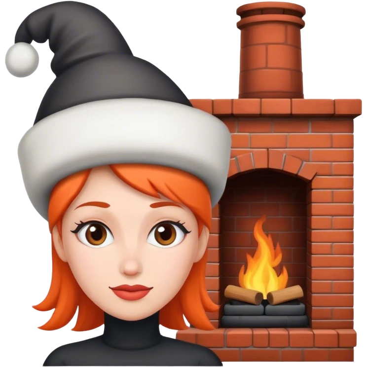 Woman with chimney on her  emoji
