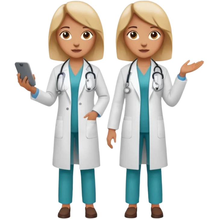 doctora mujer cuerpo completo emoji