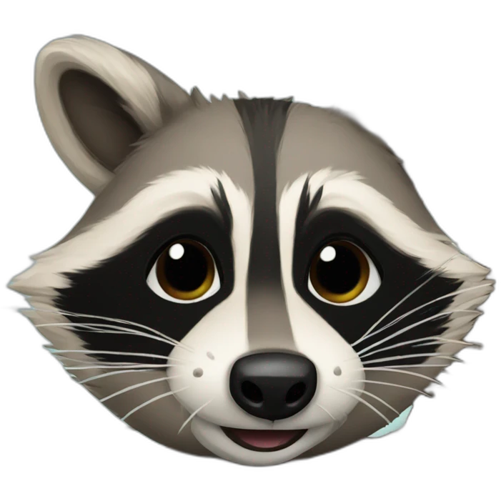 Raccoon Christm emoji