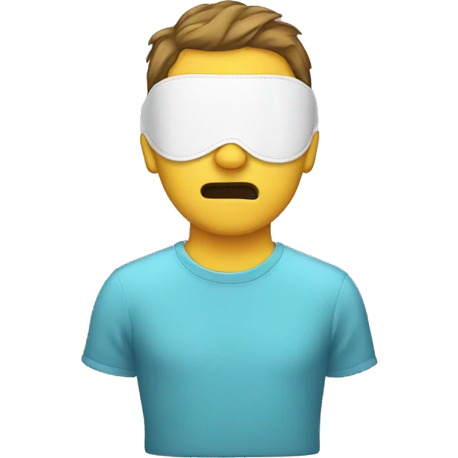 sleep mask emoji