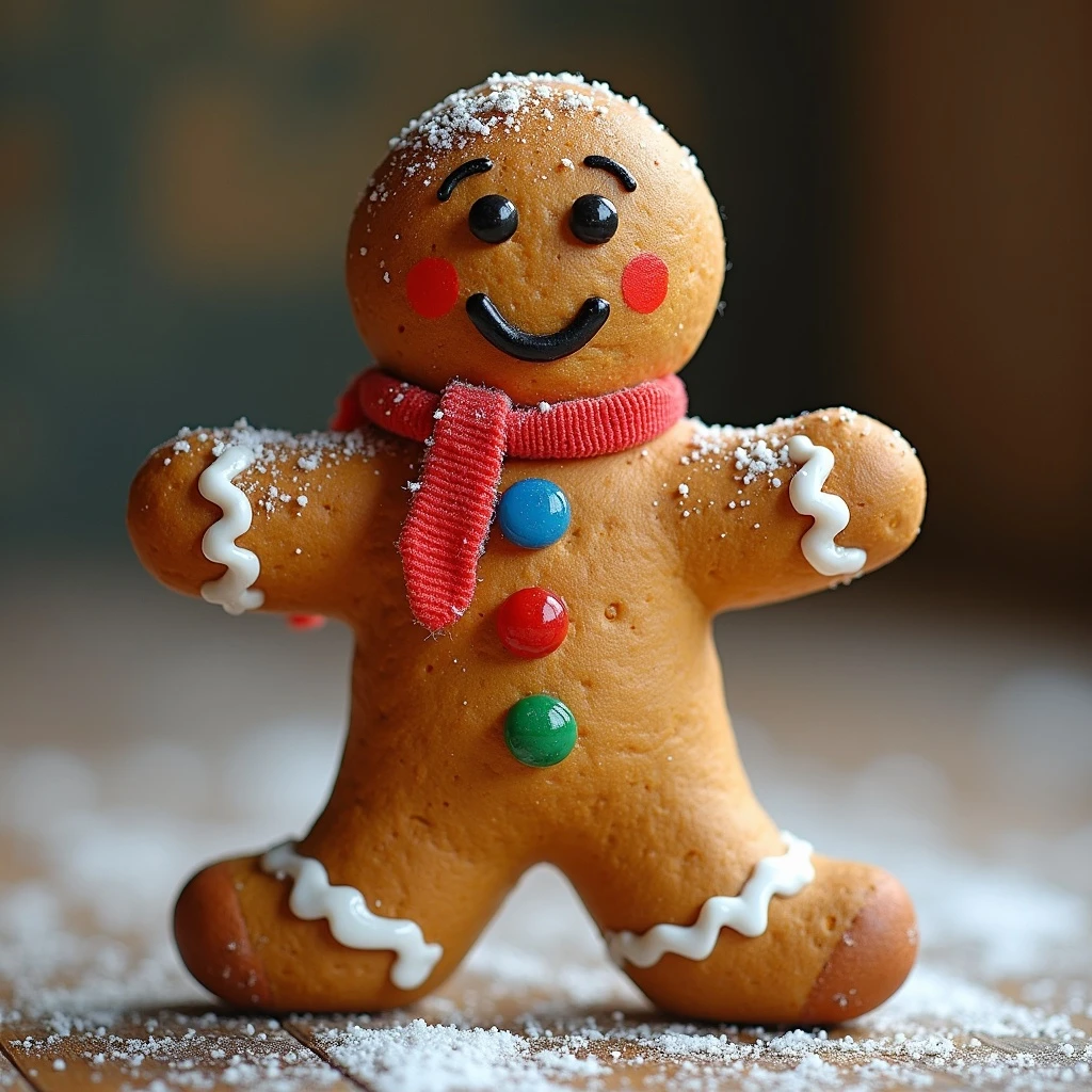 gingerbread man emoji