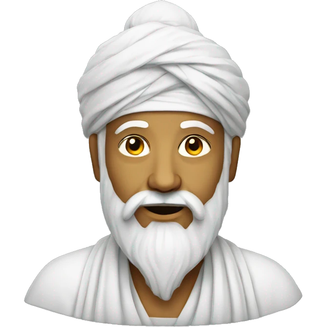 guru ji with face developer emoji