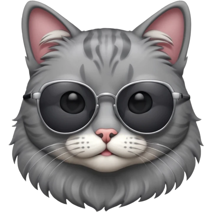 Cat wearing sunglasses emoji