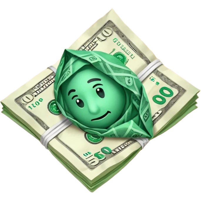 Create a hug 500 rs inr on table  emoji