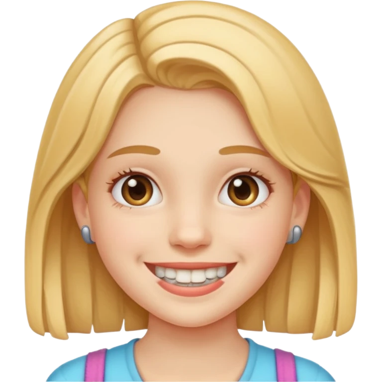 girl with braces  emoji