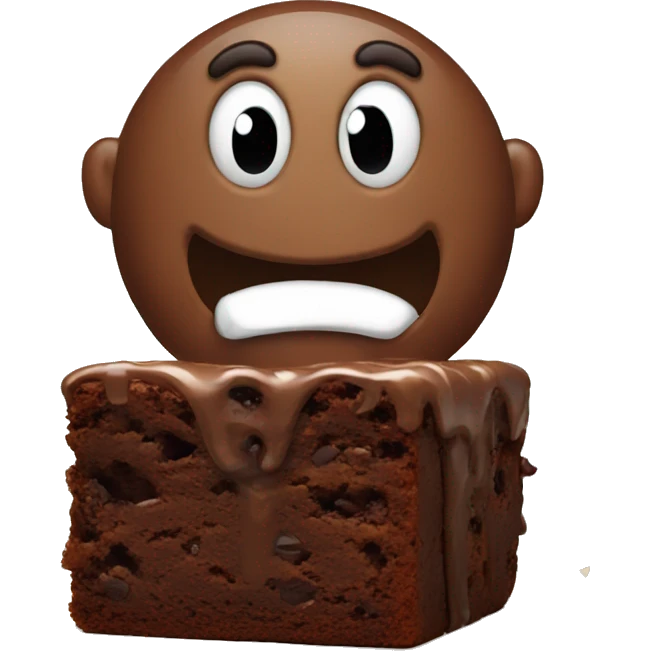 Brownie  emoji