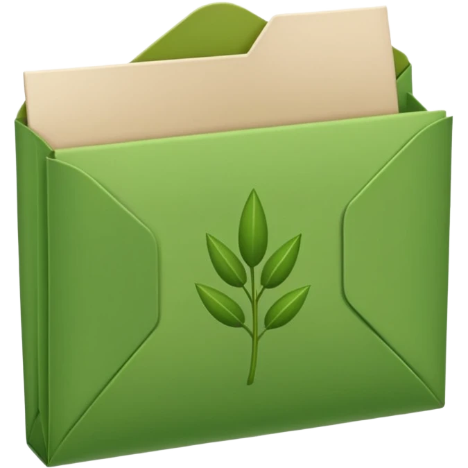 green seed packet pocket emoji